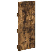 Produktbild för Tidningshylla Rökt ek 43 x 11 x 102 cm Konstruerat trä