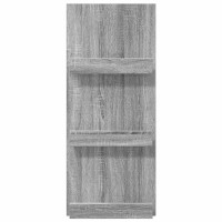 Produktbild för Tidningshylla Grå Sonoma 43 x 11 x 102 cm Konstruerat trä