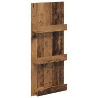 Produktbild för Tidningshylla Gammalt trä 43 x 11 x 102 cm Konstruerat trä