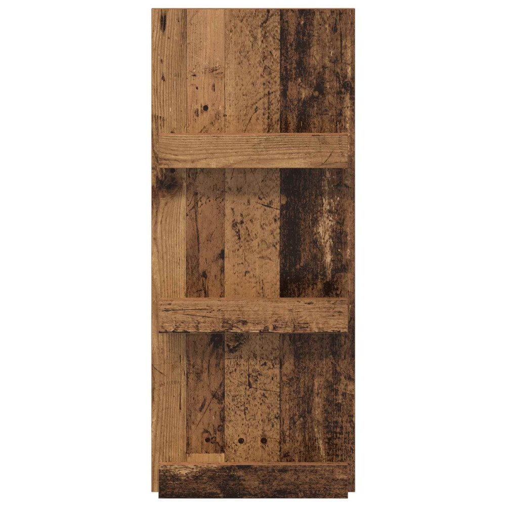 Produktbild för Tidningshylla Gammalt trä 43 x 11 x 102 cm Konstruerat trä