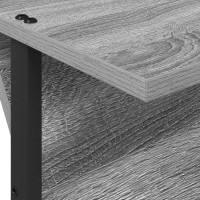 Produktbild för Tidningshylla Grå Sonoma 68 x 40 x 123.5 cm Konstruerat trä