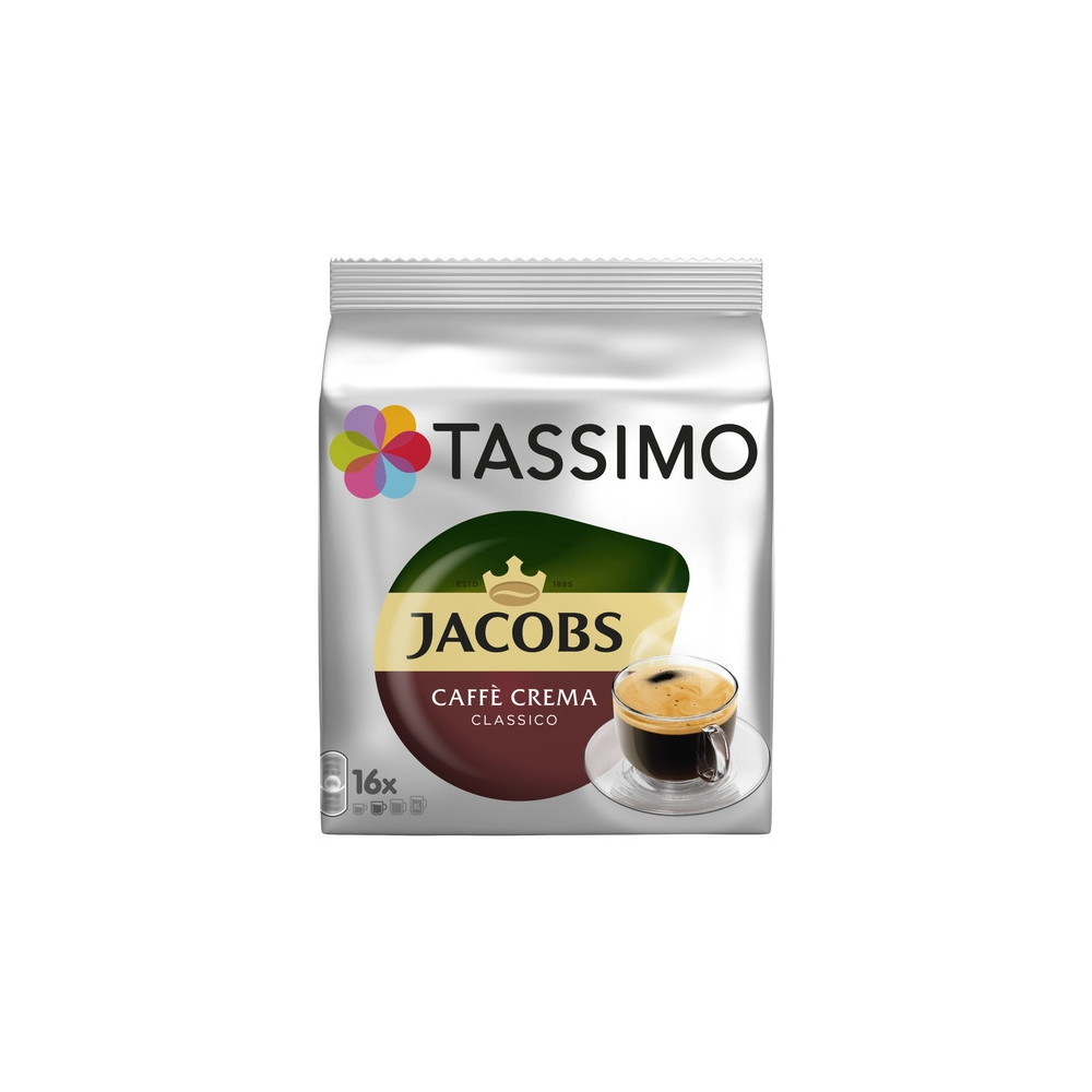 Produktbild för TASSIMO 4031510, Kaffekapslar, Caffè crema, T DISC, 16 styck