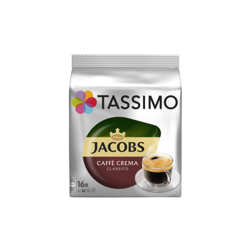Tassimo TASSIMO 4031510, Kaffekapslar, Caffè crema, T DISC, 16 styck
