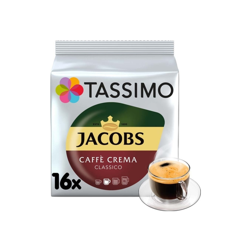 Produktbild för TASSIMO 4031510, Kaffekapslar, Caffè crema, T DISC, 16 styck