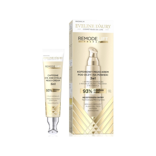 EVELINE COSMETICS EVELINE D`AURY Remodelift Therapy Caffeine 3-i-1 Meso-Creme...