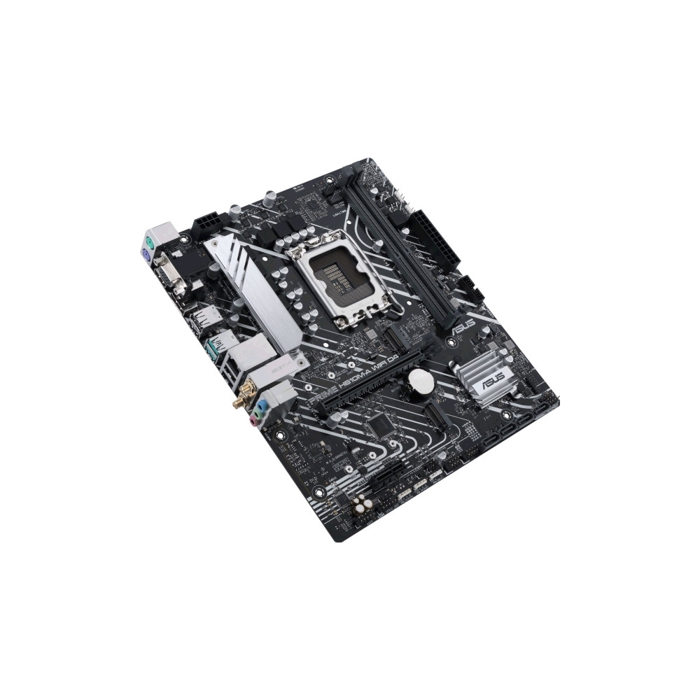 Produktbild för ASUS PRIME H610M-A WIFI D4 - moderkort - micro ATX - LGA1700-uttag - H610