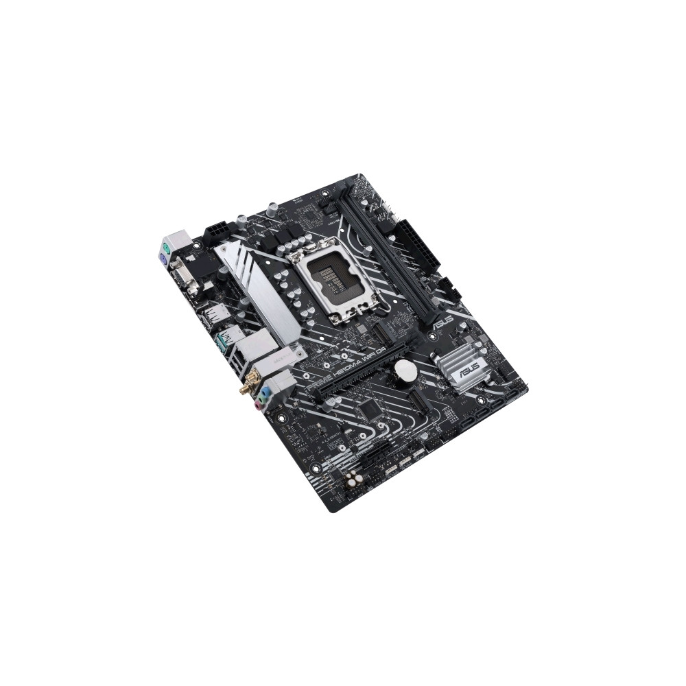 Produktbild för ASUS PRIME H610M-A WIFI D4 - moderkort - micro ATX - LGA1700-uttag - H610