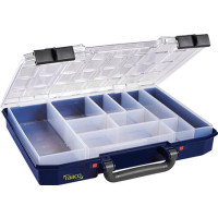 Produktbild för raaco CarryLite 55 4x8-10, Blå, Polykarbonat, Polypropylen (...
