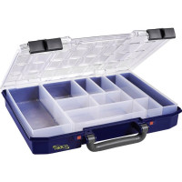 Produktbild för raaco CarryLite 55 4x8-10, Blå, Polykarbonat, Polypropylen (...