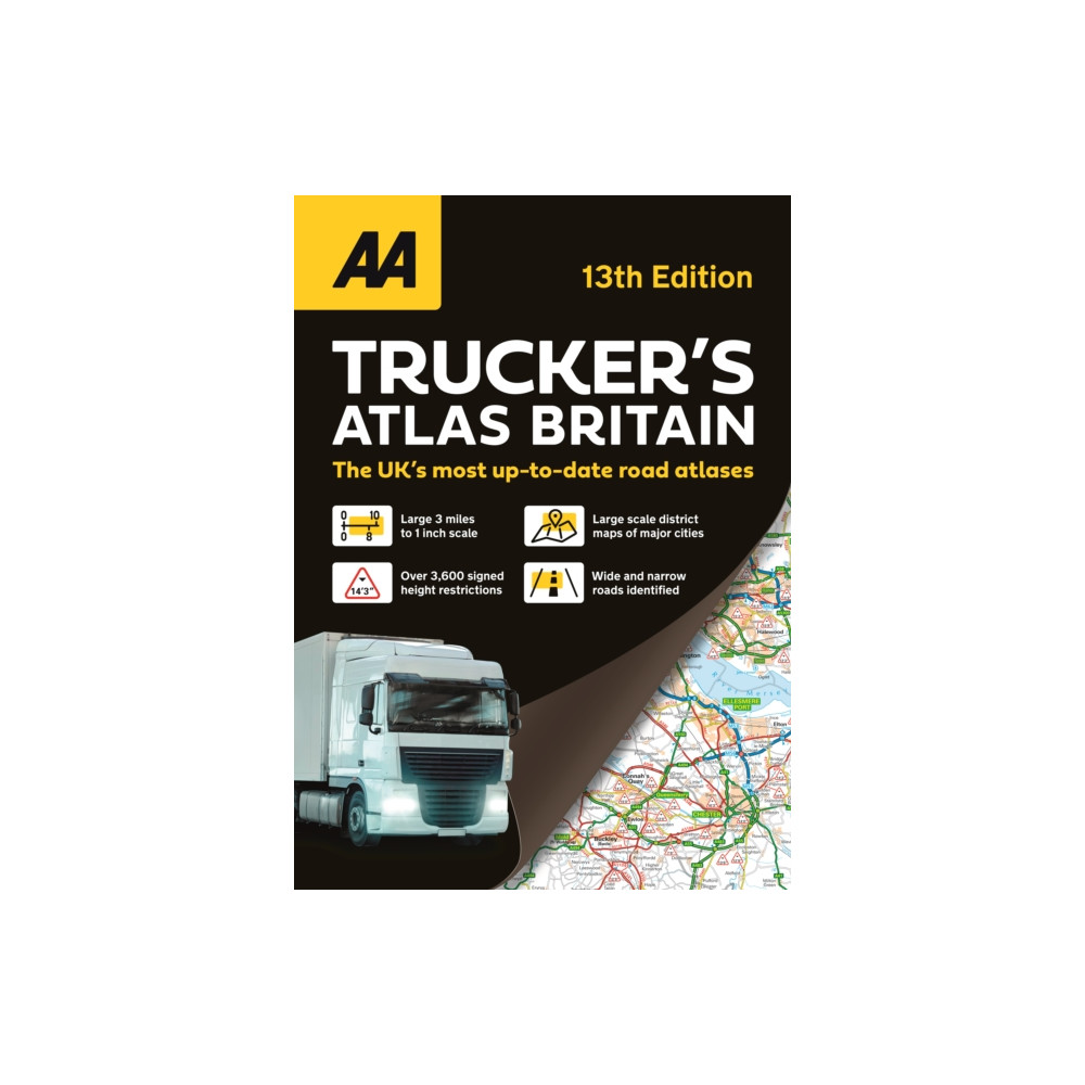 Produktbild för AA Trucker's Atlas (bok, spiral, eng)