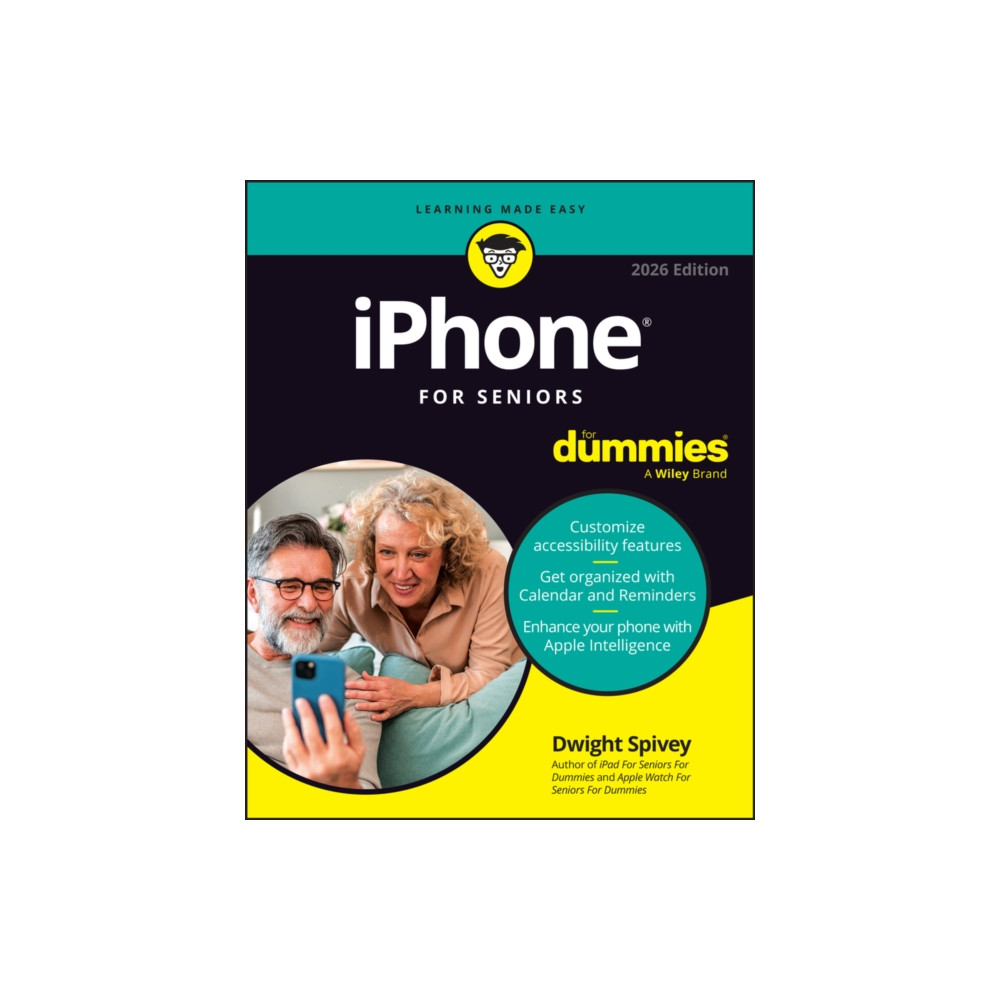 Produktbild för iPhone For Seniors For Dummies, 2026 Edition (häftad, eng)