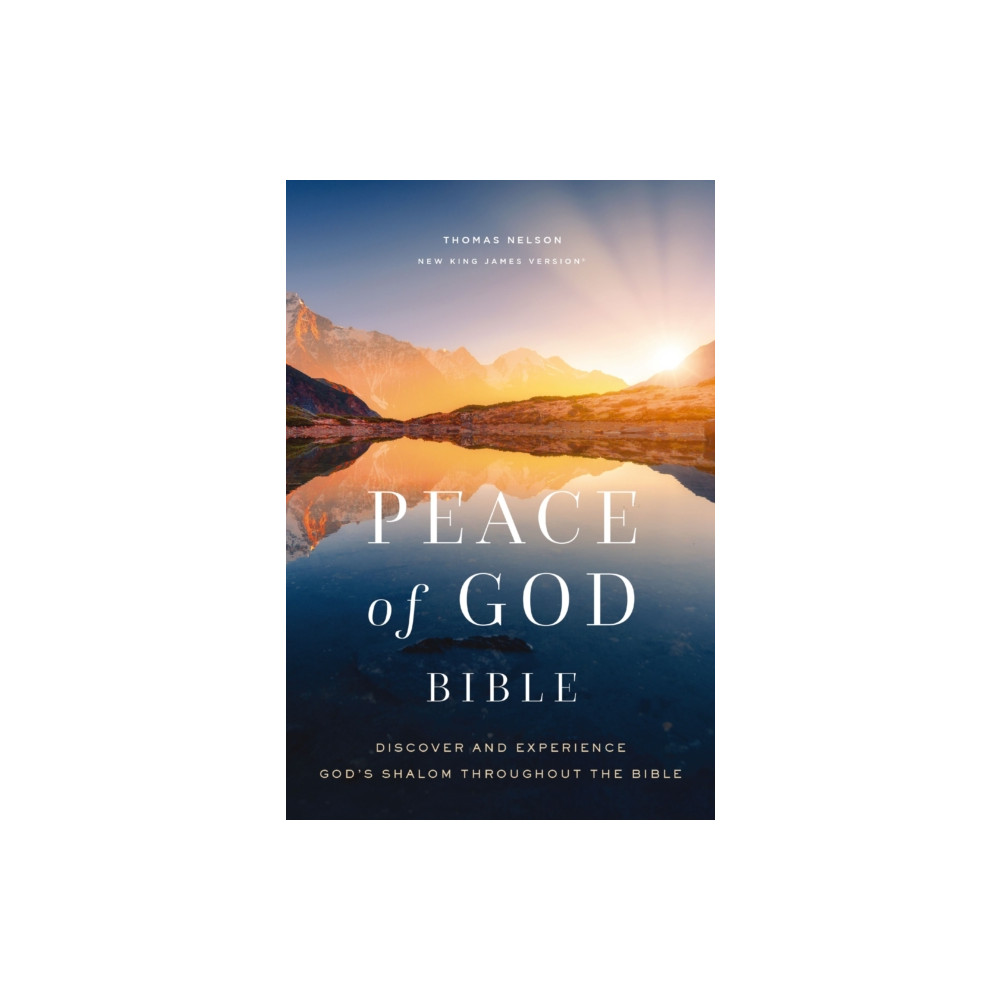 Produktbild för Peace of God Bible: Discover and Experience God's Shalom Throughout the Bible (NKJV, Softcover, Red Letter, Comfort Print) (häftad, eng)