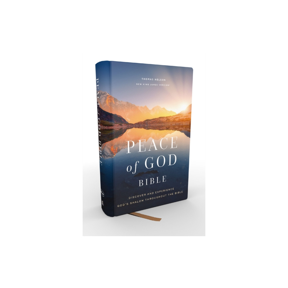 Produktbild för Peace of God Bible: Discover and Experience God's Shalom Throughout the Bible (NKJV, Hardcover, Red Letter, Comfort Print) (inbunden, eng)