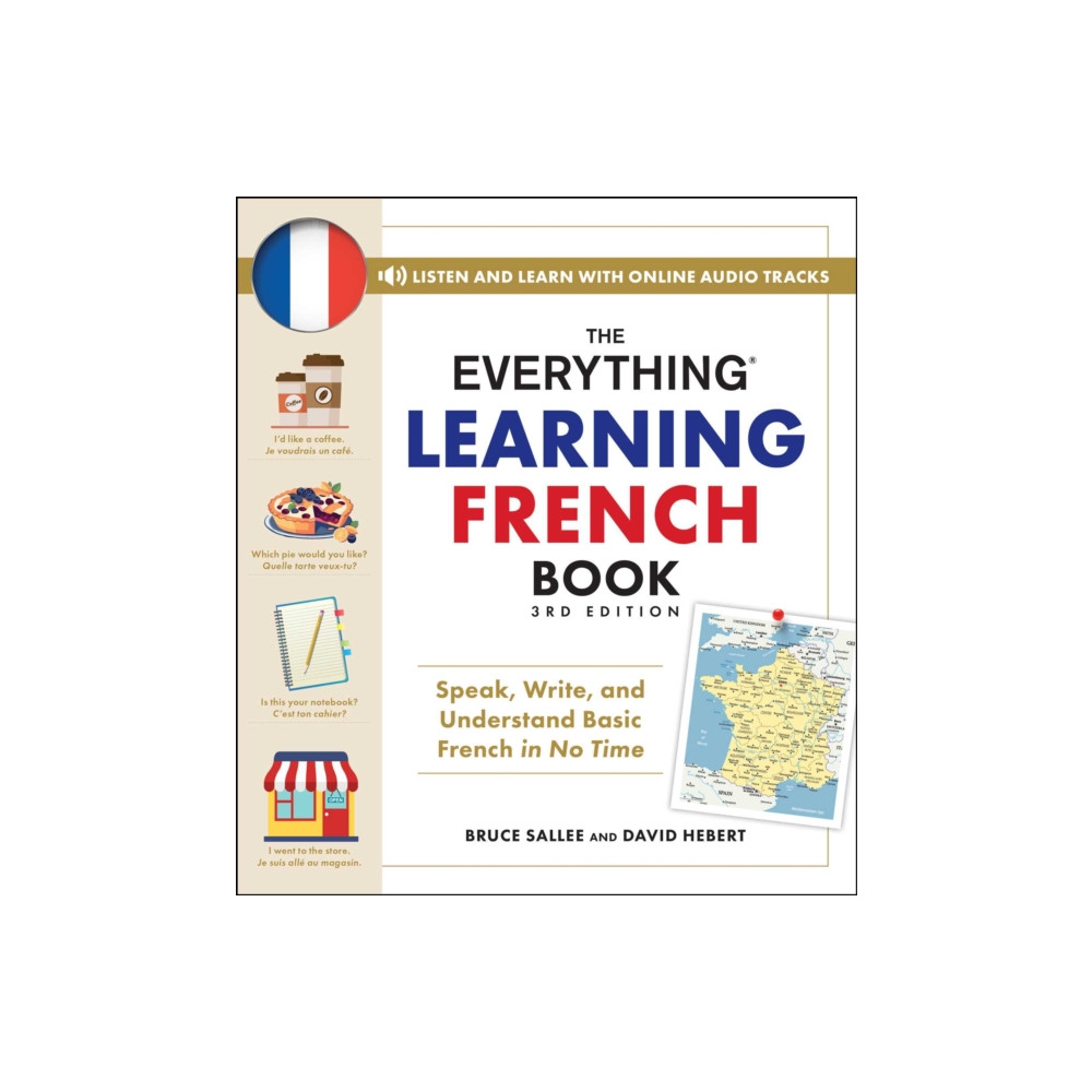 Produktbild för The Everything Learning French Book, 3rd Edition (häftad, eng)