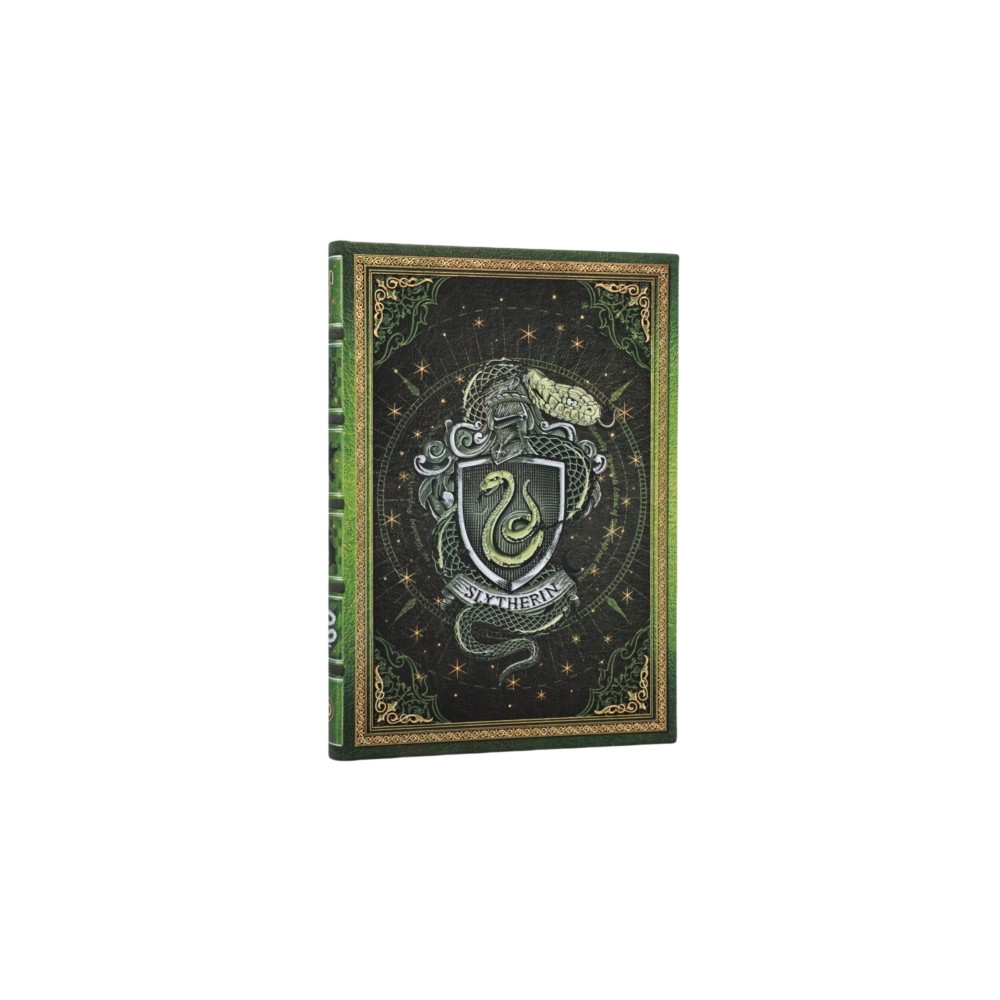 Produktbild för Slytherin Journal (Harry Potter Collection) Midi Custom Lined (Elastic Band Closure) (inbunden, eng)
