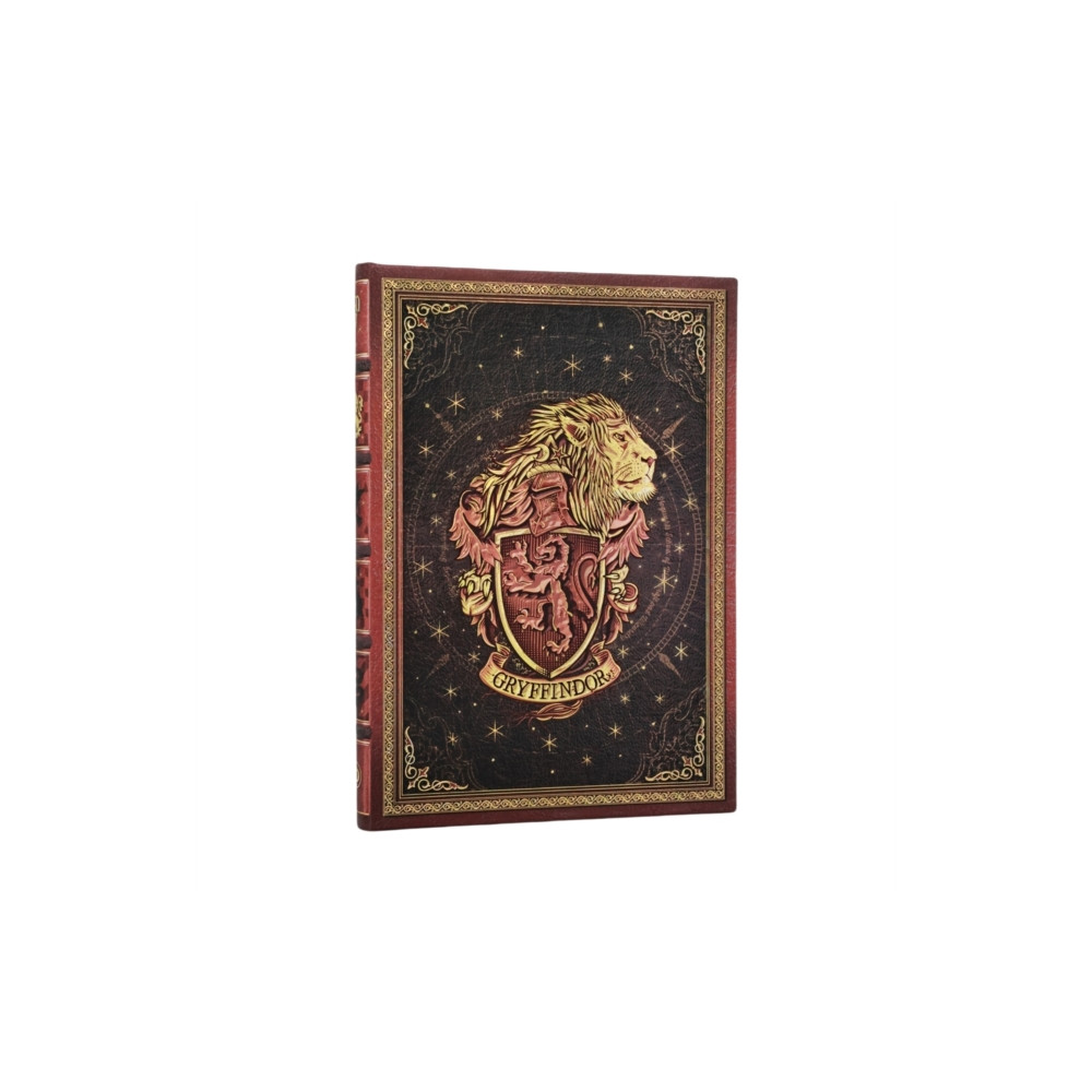 Produktbild för Gryffindor Journal (Harry Potter Collection) Midi Custom Lined (Elastic Band Closure) (inbunden, eng)