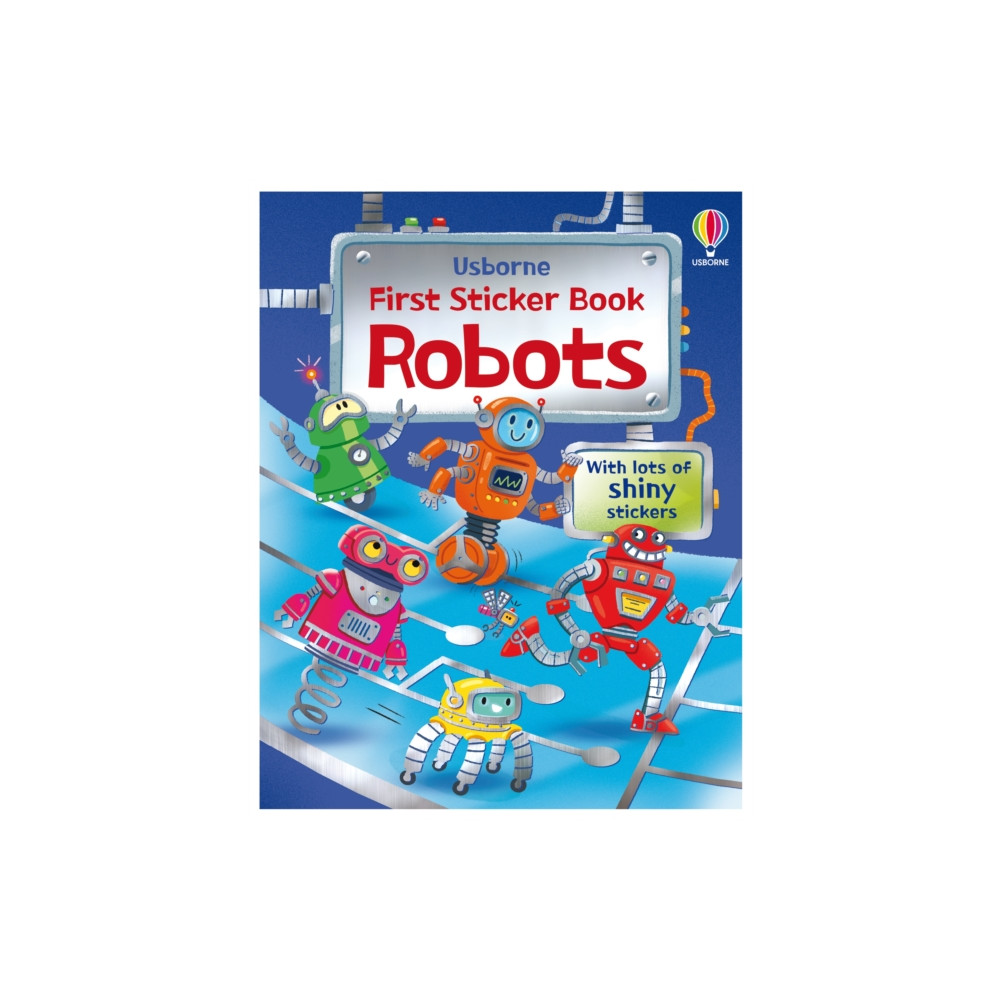 Produktbild för First Sticker Book Robots (häftad, eng)