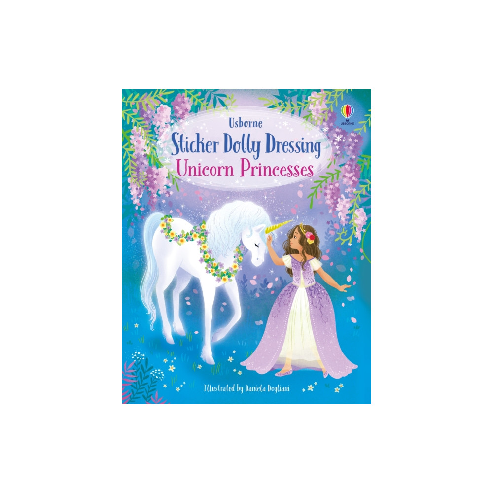 Produktbild för Sticker Dolly Dressing Unicorn Princesses (häftad, eng)