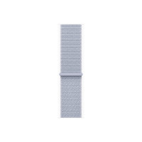 Produktbild för Apple Watch Series 10 (GPS) - silveraluminium - smart klocka med sportögla - blå moln - 64 GB