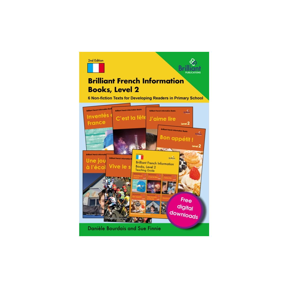 Produktbild för Brilliant French Information Books, Level 2 (häftad, eng)