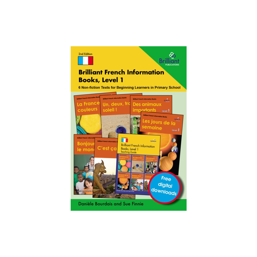 Produktbild för Brilliant French Information Books, Level 1 (häftad, eng)