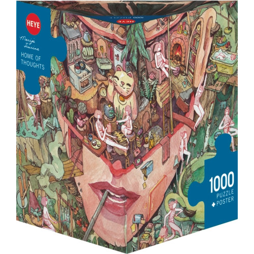 HEYE Triangular, Home of Thoughts, Pussel, 1000 bitar, Heye