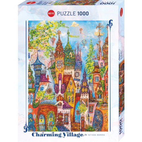 HEYE Charming Village, Red Arches, Pussel 1000 bitar, Heye