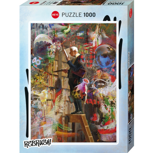 HEYE Rebrush! The Bookworm, Pussel, 1000 bitar, Heye