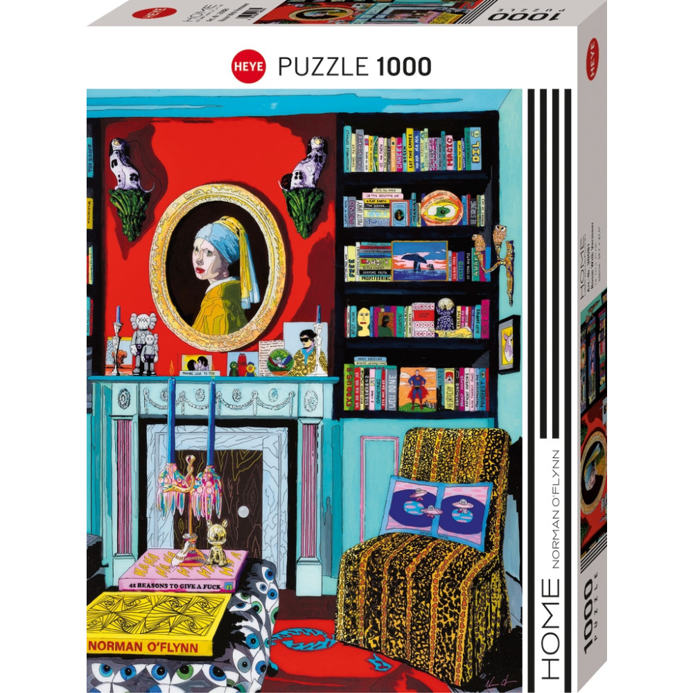Produktbild för Room with Vermeer, Pussel, 1000 bitar, Heye