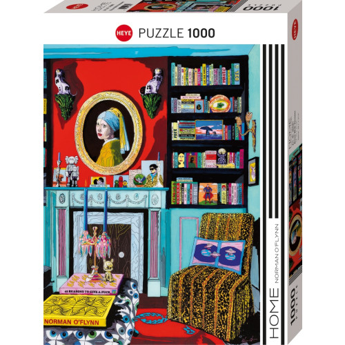 HEYE Room with Vermeer, Pussel, 1000 bitar, Heye