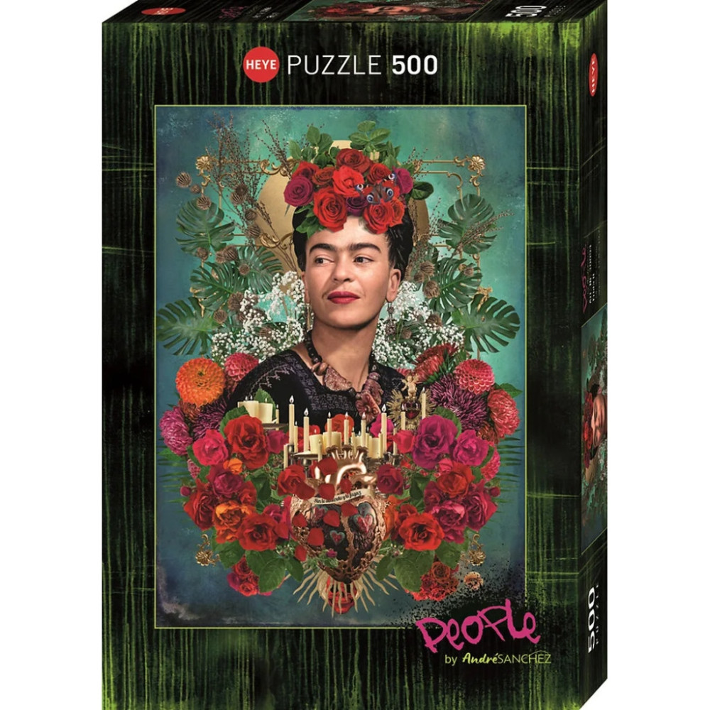 Produktbild för André Sanchez, Frida II, Pussel, 500 bitar, Heye