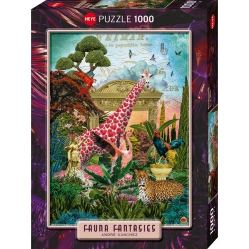 HEYE Fauna Fantasies, Giraffolove, Pussel, 1000 bitar, Heye