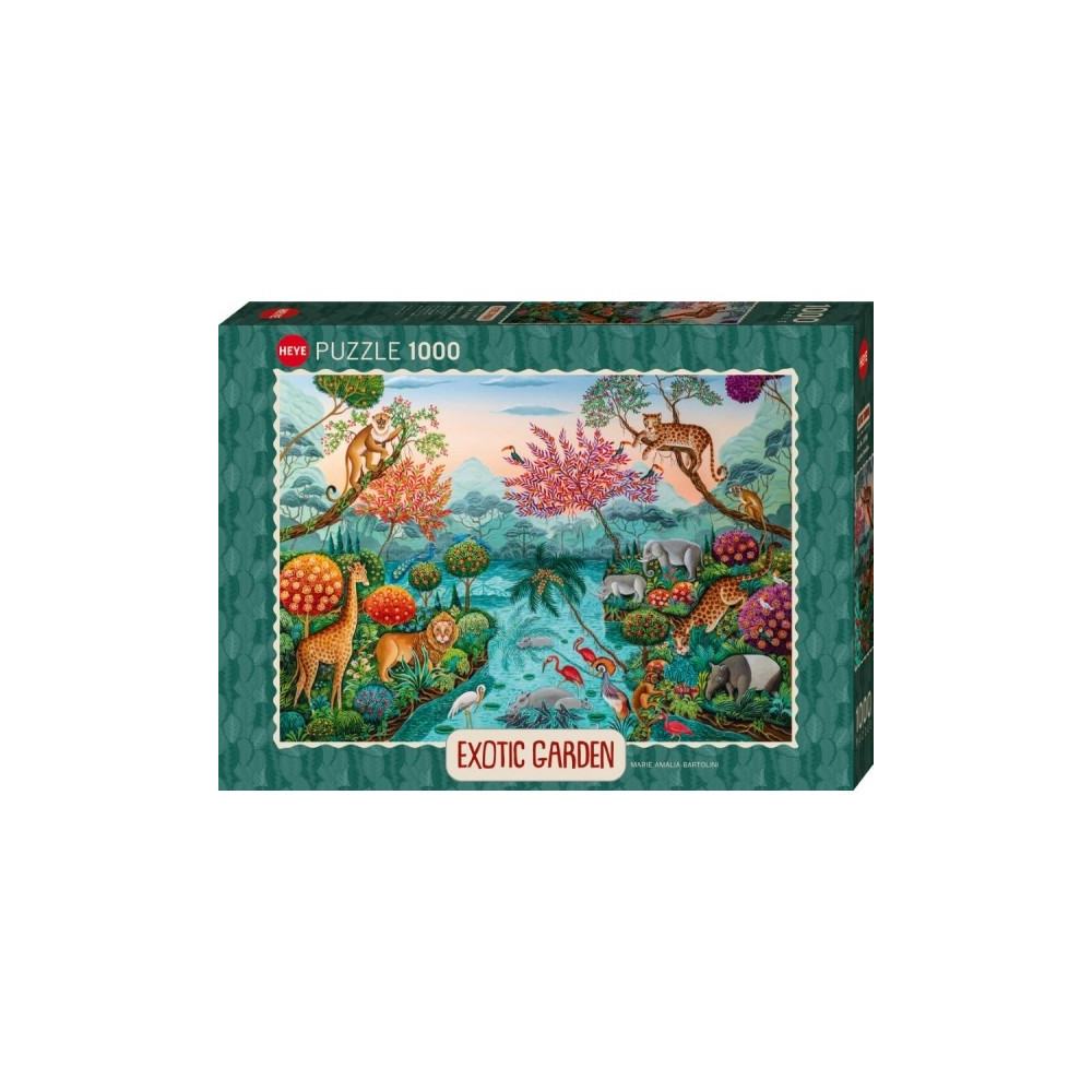 Produktbild för Exotic Garden, Lagoon Paradise, Pussel, 1000 bitar, Heye