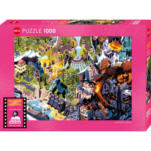 HEYE Movie Masters, Peter Jackson Films, Pussel, 1000 bitar, Heye