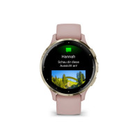 Produktbild för Garmin Venu 3S - puderrosa - smart klocka med band - 8 GB