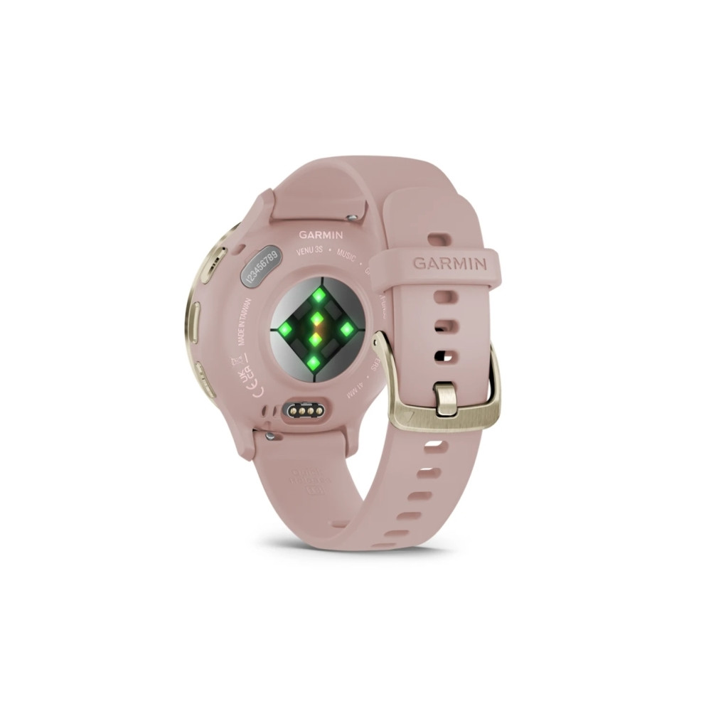 Produktbild för Garmin Venu 3S - puderrosa - smart klocka med band - 8 GB