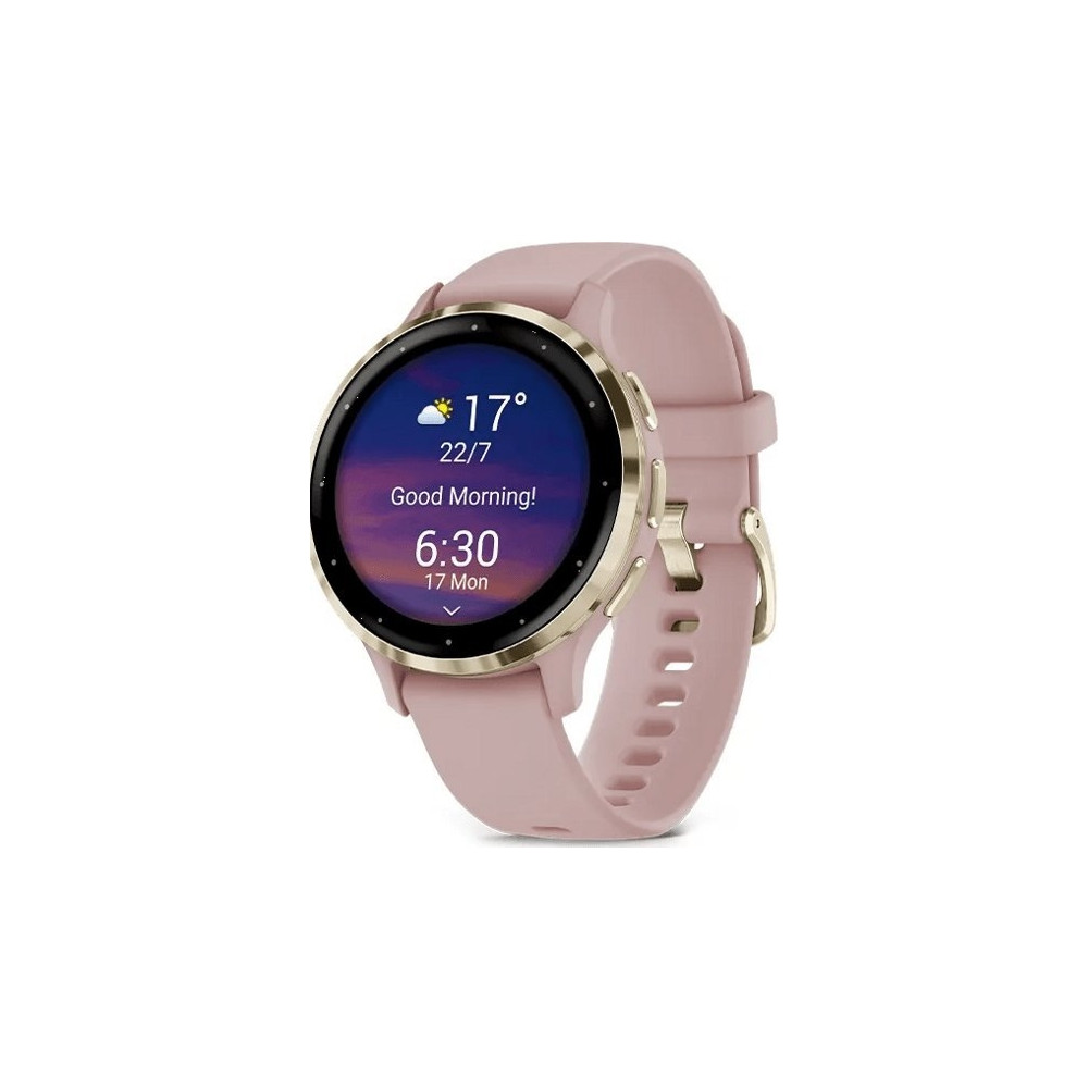 Produktbild för Garmin Venu 3S - puderrosa - smart klocka med band - 8 GB