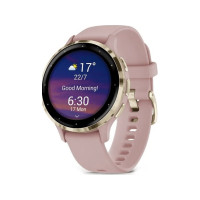 Produktbild för Garmin Venu 3S - puderrosa - smart klocka med band - 8 GB