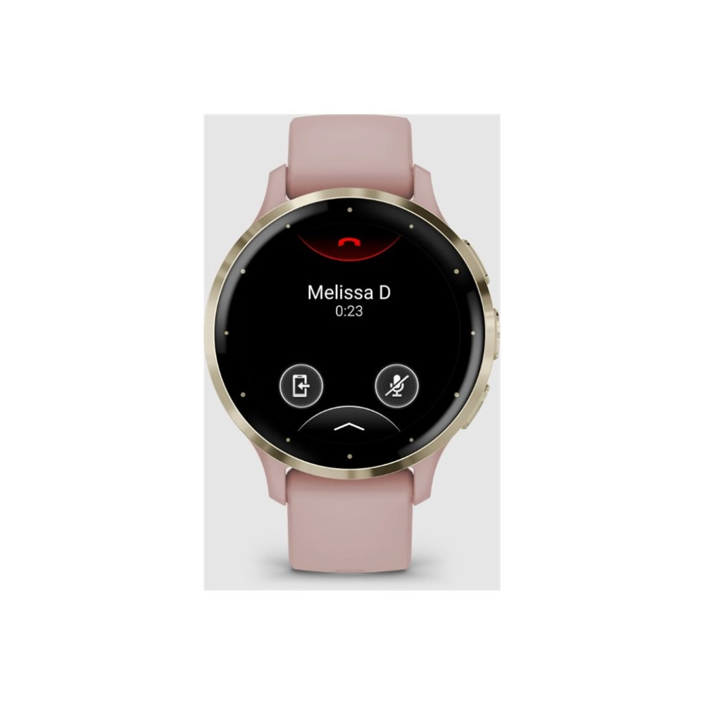 Produktbild för Garmin Venu 3S - puderrosa - smart klocka med band - 8 GB