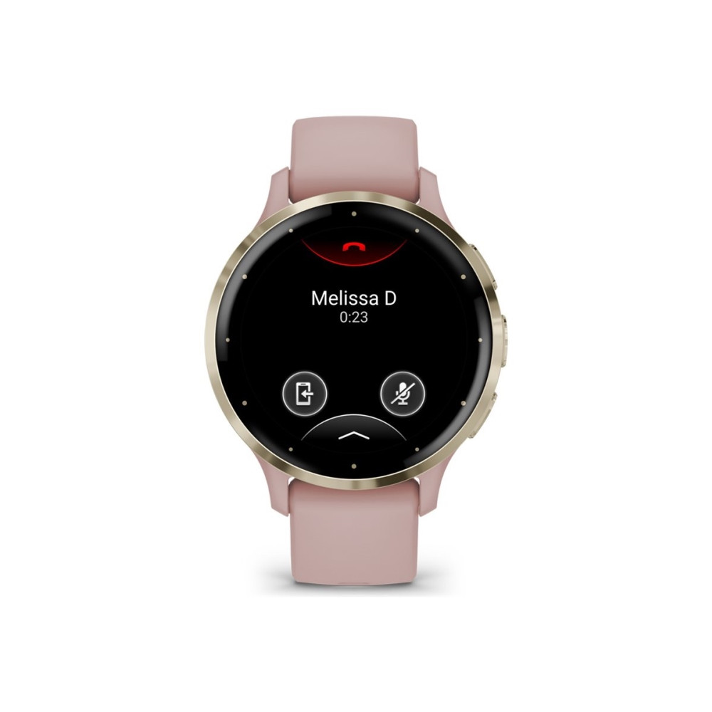 Produktbild för Garmin Venu 3S - puderrosa - smart klocka med band - 8 GB