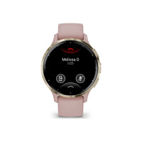 Produktbild för Garmin Venu 3S - puderrosa - smart klocka med band - 8 GB