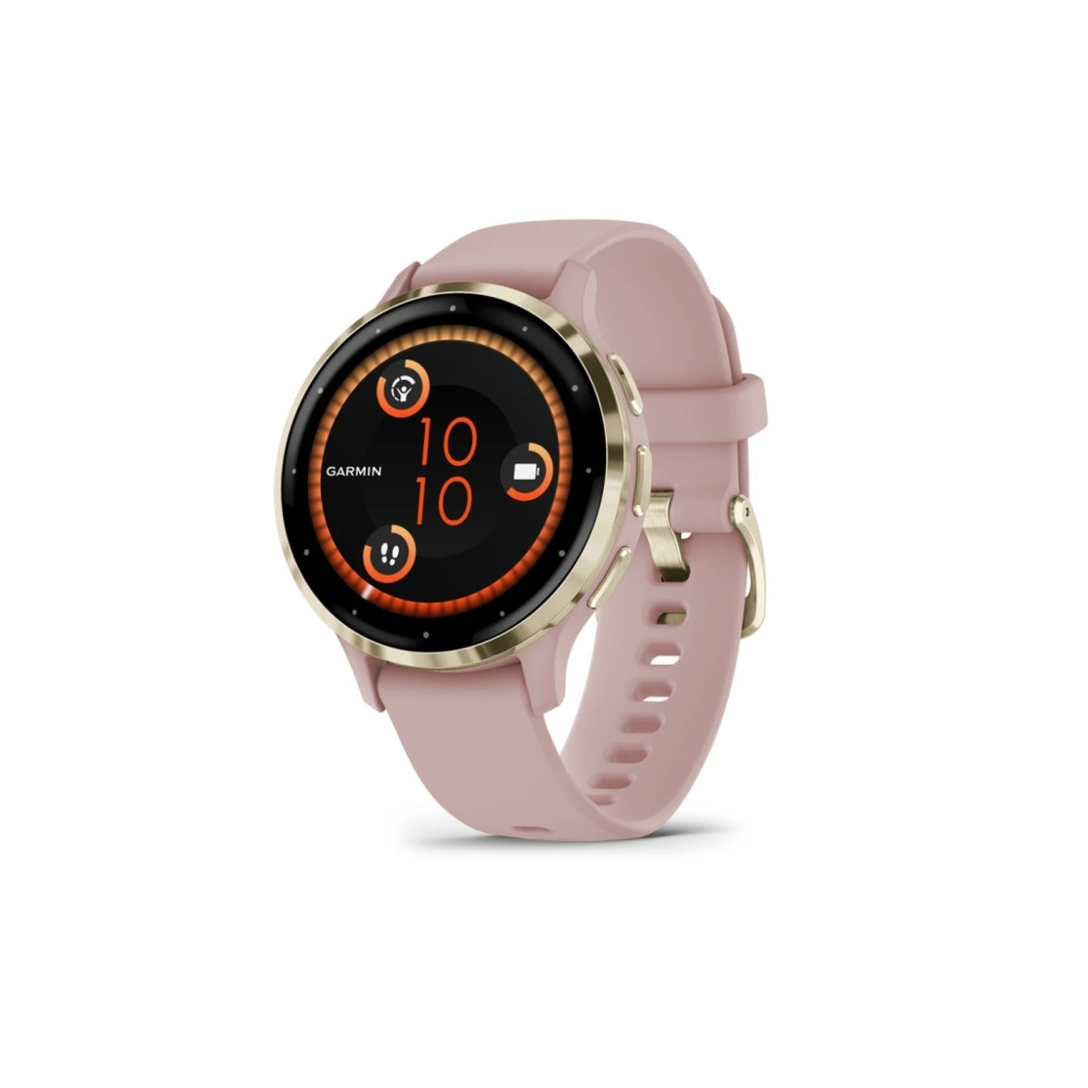 Produktbild för Garmin Venu 3S - puderrosa - smart klocka med band - 8 GB