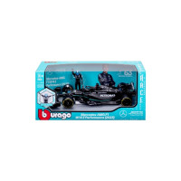 Produktbild för BBURAGO Mercedes W14 E Performance #44, Modellsportbil, Förm...