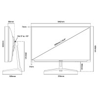 Produktbild för Arozzi Nova LED-skärm - Full HD (1080p) - 24" - HDR