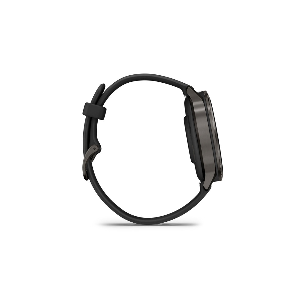 Produktbild för Garmin Venu 4 - skiffer - smart klocka med band - svart - 8 GB