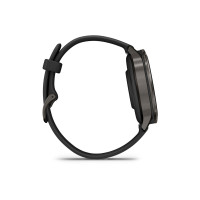 Produktbild för Garmin Venu 4 - skiffer - smart klocka med band - svart - 8 GB