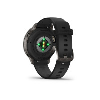 Produktbild för Garmin Venu 4 - skiffer - smart klocka med band - svart - 8 GB