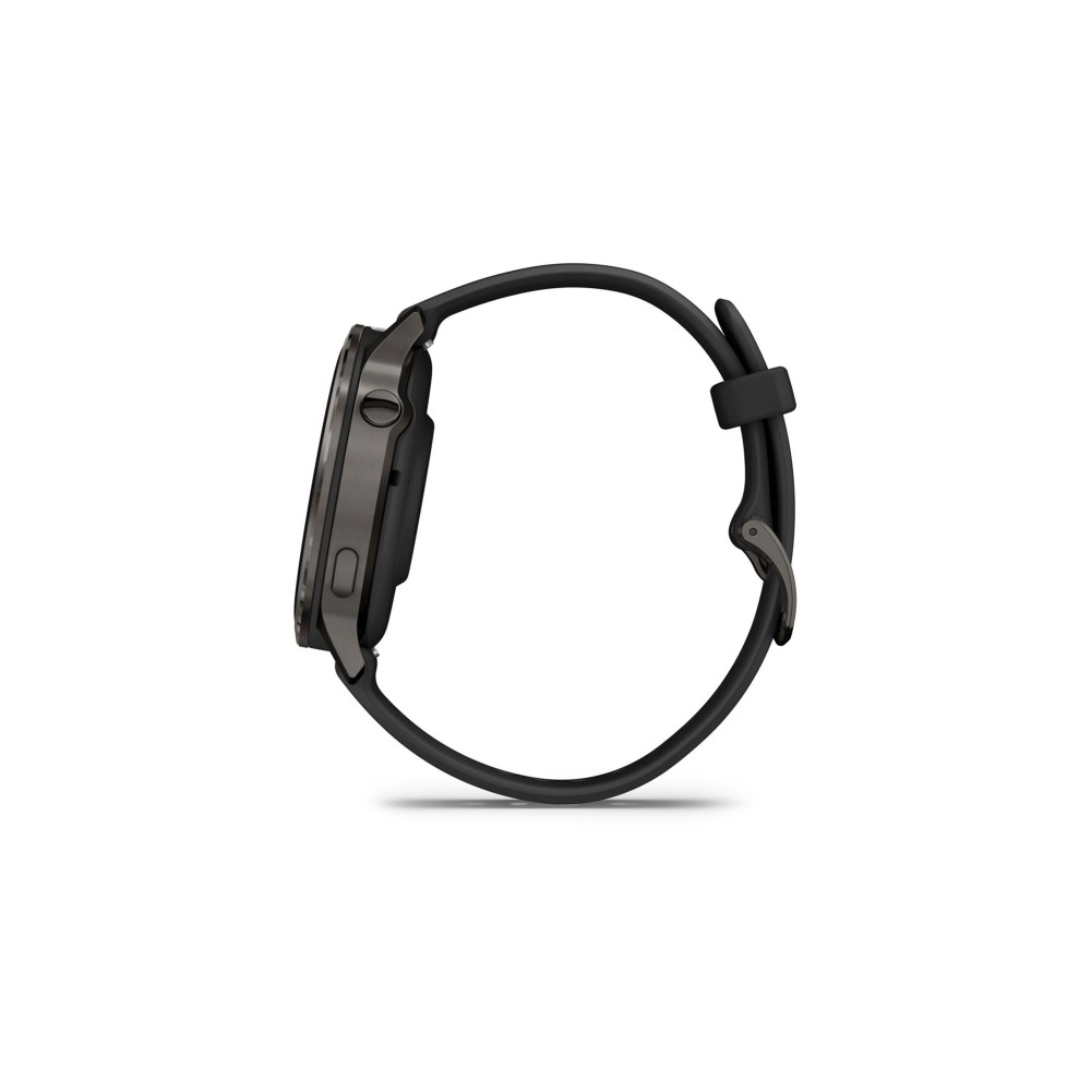 Produktbild för Garmin Venu 4 - skiffer - smart klocka med band - svart - 8 GB