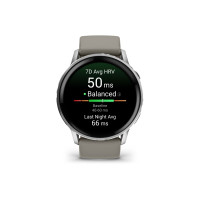 Produktbild för Garmin Venu 4 - silver - smart klocka med band - silvergrå - 8 GB
