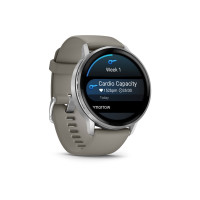 Produktbild för Garmin Venu 4 - silver - smart klocka med band - silvergrå - 8 GB